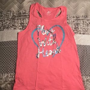 Cute pink workout shirt